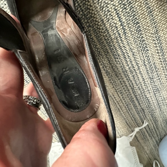 Black suede 9.5 wedges - Picture 6 of 6